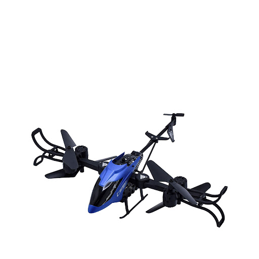 Helidrone Halcón Toy Logic Toy Logic Caja x 1 Volar a control remoto es más fácil con Toy Logic. Solo sal a un espacio abierto, enciéndelo y empieza a utilizar la función de despegue y aterrizaje. Maniobra el Drone por el aire y demuestra tus hab