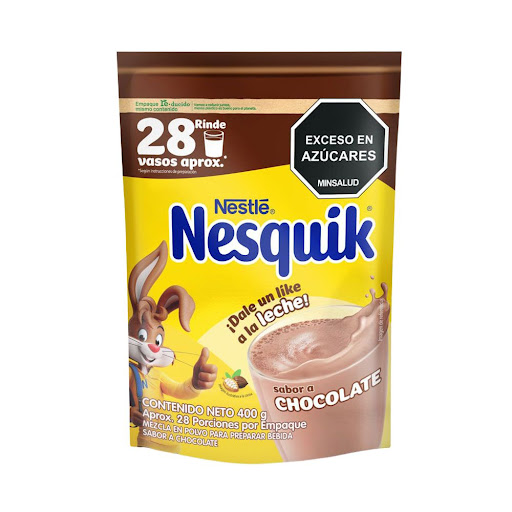 Leche Achocolatada Nesquik Doy Pack Polvo x 400 gr