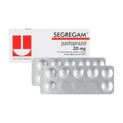 //Segregam 20Mg Comprimidos Caja x14Com. Tecnofarma Pantoprazol         