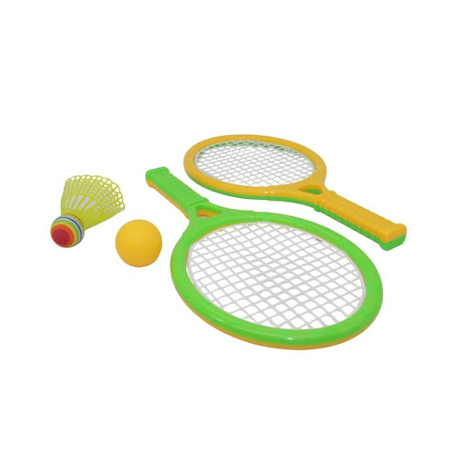 Raquetas Badminton Wham Caja Plasticos Asociados  x 1 Este fabuloso set de raquetas de bádminton ofrece a los niños horas de diversión mientras practican este deporte en compañía de amigos o familiares. Además de ser un juego dinámico, ayuda a desarrolla
