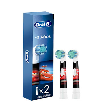 Cabezal Redondo de Repuesto Oral-B Disney Cars Caja x 2 und  