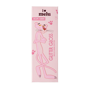 Glitter Gloss Melu Pantera Rosa Pink Kiss Caja x 2,5 ml  