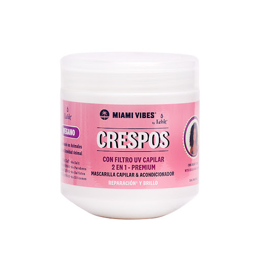 Mascarilla Capilar Lehit   Acondicionador 2 En 1 Premium Para Cabellos Crespos x 500 gr