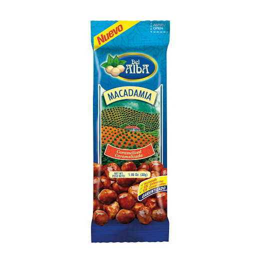 Pasabocas Del Alba Macadamia Caramelizada x 30 gr