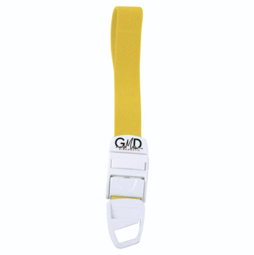 TORNIQUETE GMD AMARILLO IMPORMEDICAL 1 x 1 Este torniquete arterial está diseñado para uso médico y primeros auxilios. Fabricado principalmente en poliéster, reduce la probabilidad de causar alergias en el paciente. Su broche de seguridad perm
