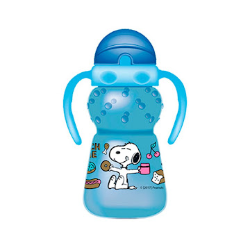 Solo Online Vaso Deportivo Grande   300ml   10 Oz  Marca Peanuts Color Azul 