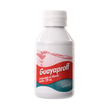 Guayaproff Guayacolato de Glicerilo 300mg/15ml Jarabe Frasco x 120 ml  