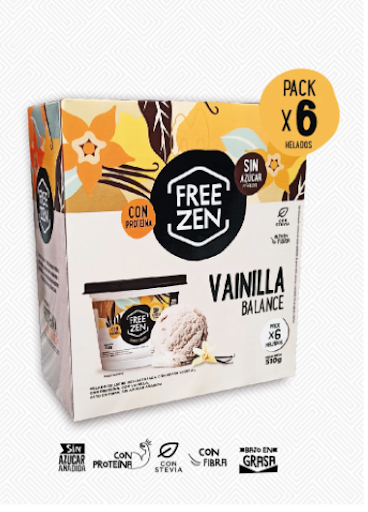 Helado Freezen Surtido Amarilla Pack 510 gr x 6 und