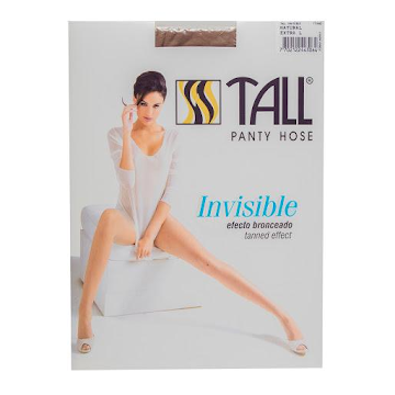 Medias Tall Panty Hose   Invisible Efecto Bronceado S Natural X1Und.     