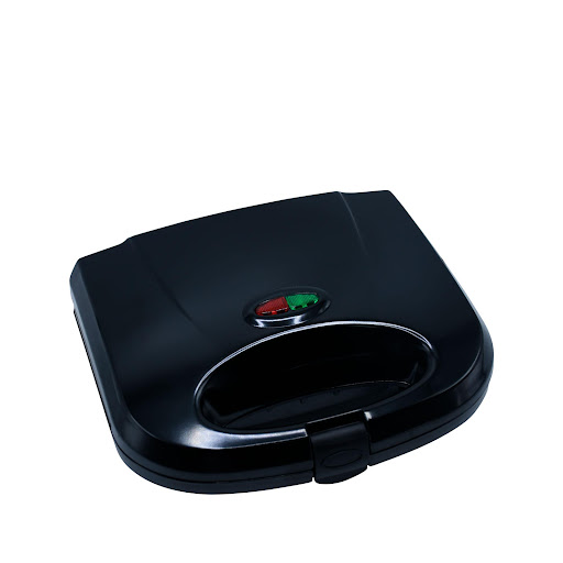 Sanduchera Eléctrica Tezzio 2 Puestos Tezzio Caja x 1 Sándwiches en minutos: ahora puedes disfrutar de un rendimiento de alta calidad con la sandwichera antiadherente fácil de usar y fácil de limpiar.Planchas antiadherentesIndicadores luminosos: Rojo: Ca