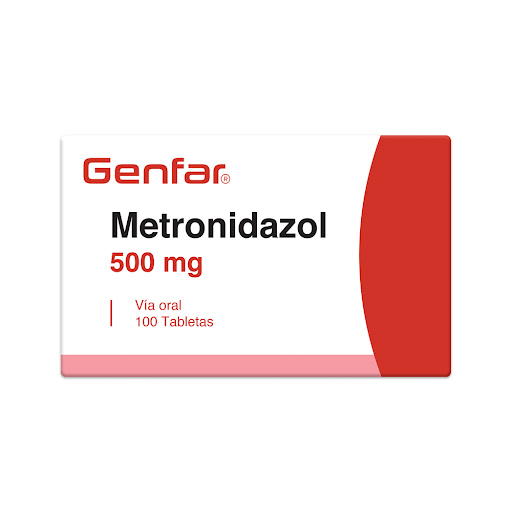 Metronidazol 500 mg Genfar Caja x 100 Tabletas
