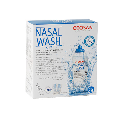 Otosan Solución Salina con Ácido Hialurónico 9 mg Kit de Irrigación Caja x 30 Sobres