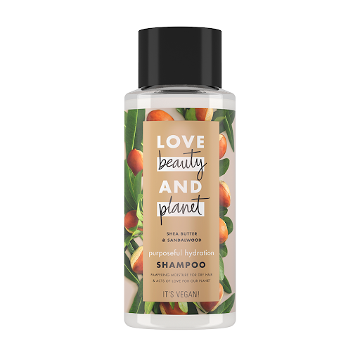 Shampoo Love Beauty And Planet, Manteca De Karité Y Sándalo Frasco x 400 ml
