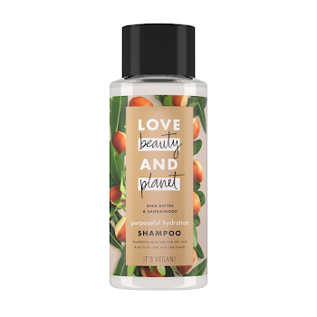 Shampoo Love Beauty And Planet, Manteca De Karité Y Sándalo Frasco x 400 ml  