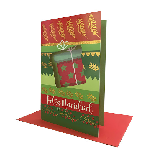 Tarjeta de Navidad Nico Grande x 1 und