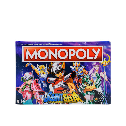 Juego de Mesa Monopoly Caballeros del Zodiaco Saint Seiya Monopoly Caja x 1 Inspirado en el famoso anime Cruza las 12 casas del zodíaco, cada una custodiada por guerreros, ganando poder para cruzar el santuario y llegar al cosmos, desarrolla tus habilidades a través del entre