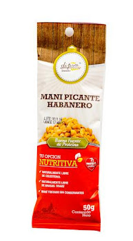 Maní Dipsa Food Picante Habanero 100% Natural Omega x 50 gr  