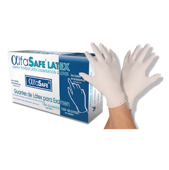 Guante Alfa Trading   Látex Talla L Caja X100und 