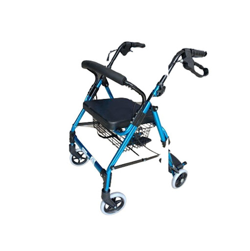 CAMINADOR CON SILLA DE TRANSPORTE AZUL MC9622 MCO Caminador x 1 