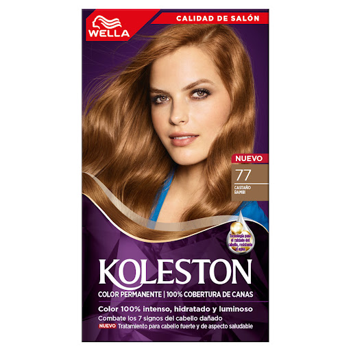 Kit Tinte Koleston   Castaño Bambi #77 x 70 ml