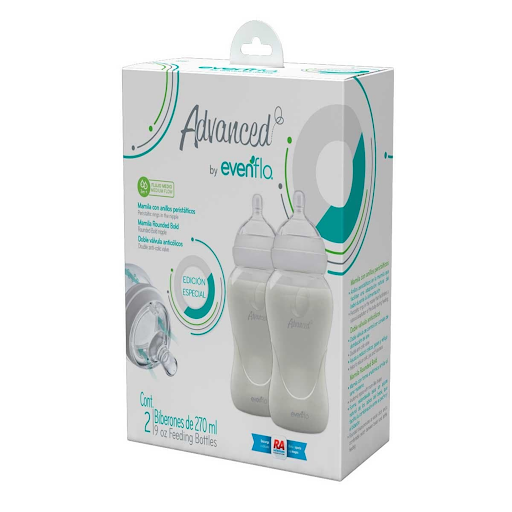 Tetero Advanced Evenflo Unisex 9 Oz x 2 und 