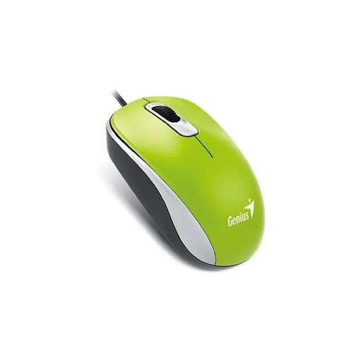 Mouse Genius Dx-120 USB Alámbrico Verde GENIUS Caja de Carton x 1 Und El Mouse Genius Dx-120 USB Alámbrico Verde está diseñado para ofrecer una experiencia superior en cada uso. Fabricado con materiales resistentes, combina rendimiento, durabilidad y un diseño atractivo