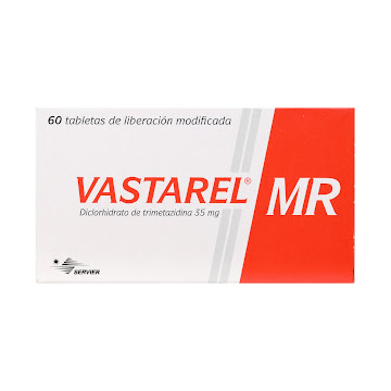 Vastarel Mr Trietazidina 35 mg Servier Caja x 60 Tabletas  