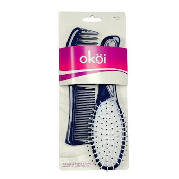 Set Cepillo y Peine Okoi x 2 Unidades  