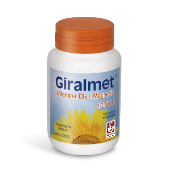 Giralmet 1000UI Chicle Frasco x 100 Tabletas  