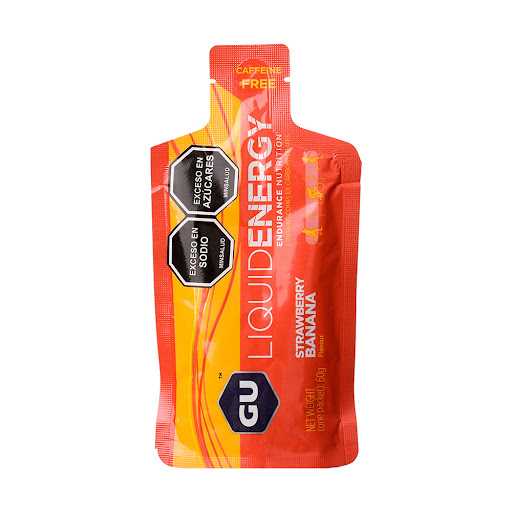 Gel Líquido Gu Fresa Banano Sobre 60 gr x 1 und