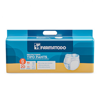 Pañal Farmatodo Pants De Adulto Talla G Paquete x 20 und  