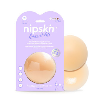 Cubre Pezones Nipskin   Silicona Tono Vainilla x 1 par  