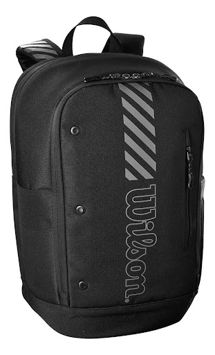 Bolso De Tenis Wilson Night Session Tour 2Pk Wilson Papeleta x 1 Modelo:&nbsp;&nbsp;Night Session Tour 2PK NegroCon un diseño especial que celebra el tenis bajo las luces, la mochila Night Session Tour presenta paneles reflectantes únicos en la parte delantera y a 