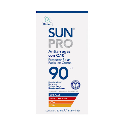 Protector Solar Facial En Crema Sunpro SPF 90 x 50 ml