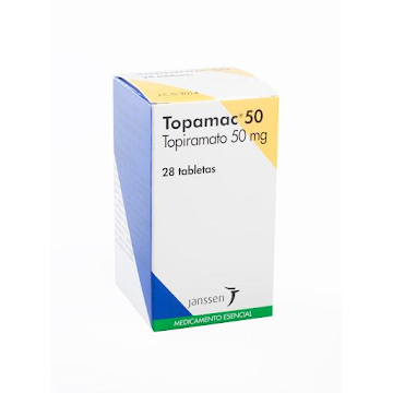 Topamac Topiramato 50 mg Jannsen Frasco x 28 Tabletas  