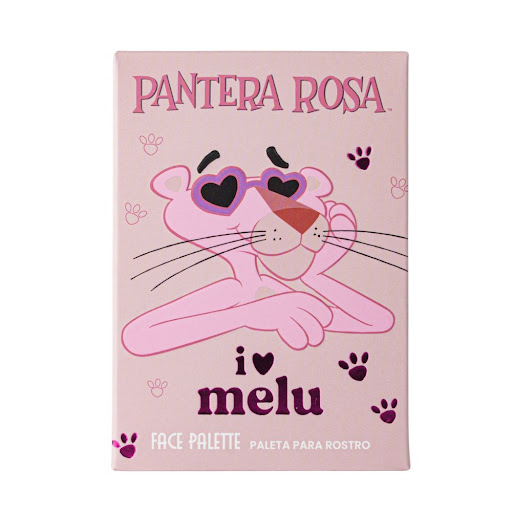Paleta Para Rostro Melu Pantera Rosa Velvet Pink Caja x 8 g
