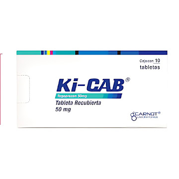 Ki-Cab Tegoprazan 50mg   Carnot Caja x 10 Tabletas  