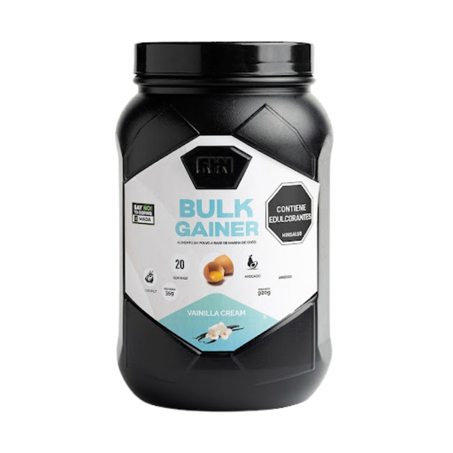 Proteína En Polvo Bulk Gainer FHN Sabor Vainilla Frasco x 920 g  