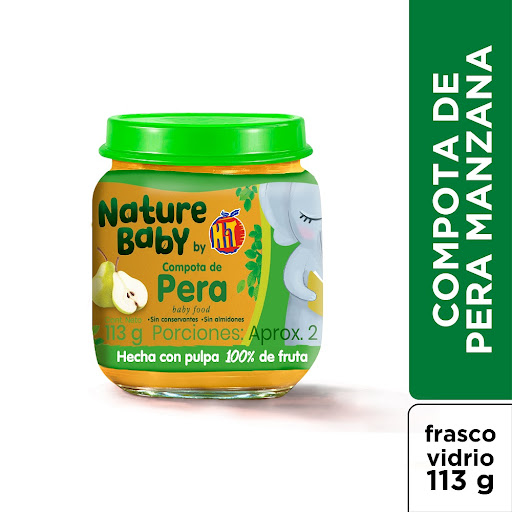 Compota By Hit Nature Baby Pera x 113 gr