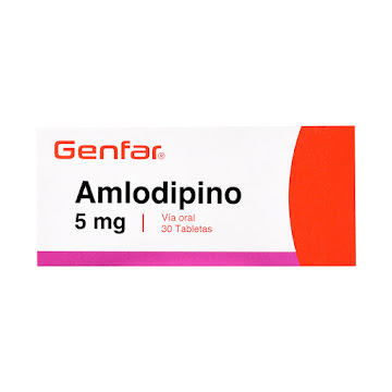 Amlodipino 5 mg Genfar Caja x 30 Tabletas  