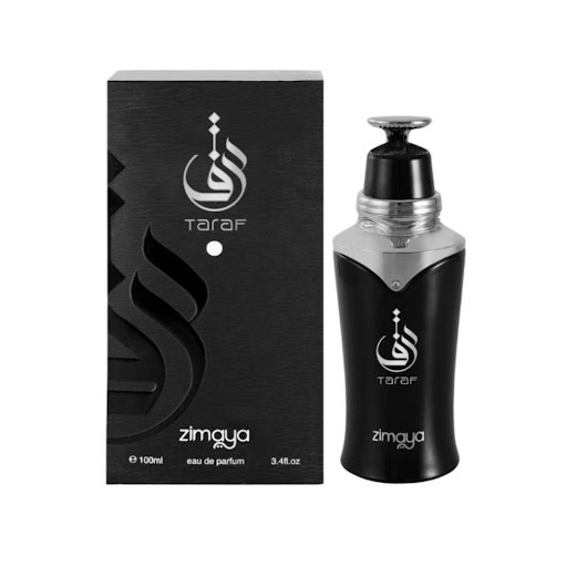 Perfume Zimaya Taraf Black Edp 100Ml Sp Zimaya Botella x 1 Taraf Black: Una elección perfecta para los amantes de los perfumes árabes. Una mezcla de rosas especiadas y cautivadoras, haba tonka y bergamota revela un temperamento animal de madera de agar, ámbar