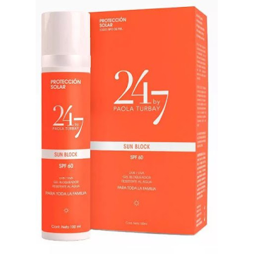 Protector Solar 24/7 By Paola Turbay Spf60 X100ml   