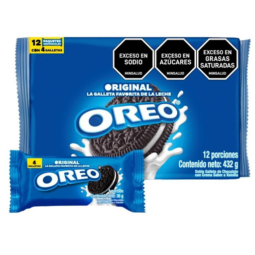 Galletas Oreo Original 12 Paquetes x 432 gr