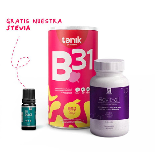 COLAGENO B31 + RESVERATROL + OBSEQUIO TANIK POLVO x 3 