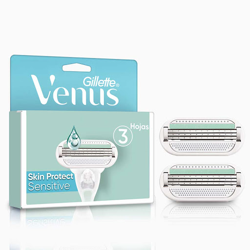 Repuestos de Afeitar Gillette Venus Skin Protect Sensitive x 2 und