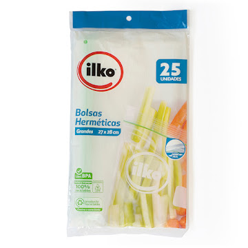 Bolsa Hermética Ilko   27x28 Cm X 25 Und 