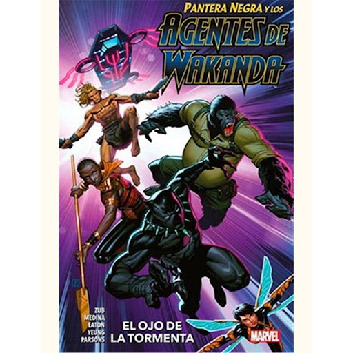 Pantera Negra Y Los Agentes De Wakanda: Ojo De La Tormenta Panini Libro x 1.0 PANTERA NEGRA/AGENTES DE WAKANDA: OJO TORMENTA   De las páginas de los Vengadores de Jason Aaron, llega el grupo de apoyo de los héroes más poderosos de la tierra. Vampiros, alienígenas y hombres-pez 