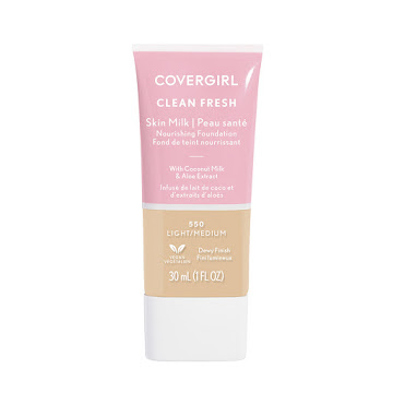 Base Covergirl Clean   Fresh Skin Milk Light to Medium 550 x 30 ml  