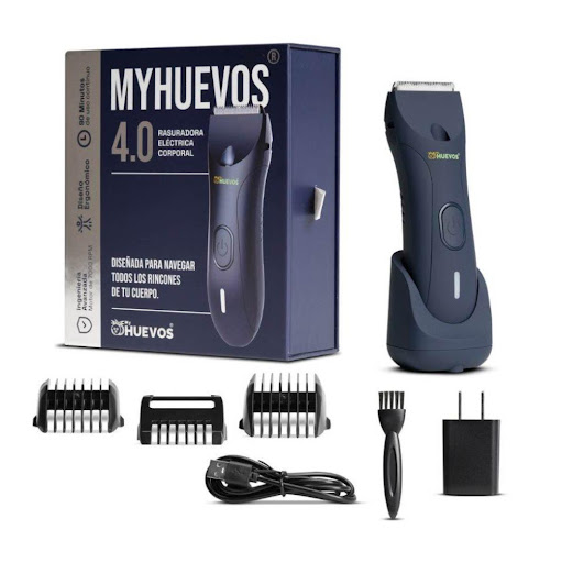 Rasuradora Corporal MYHUEVOS 4.0 Inalambrica MYHUEVOS® 4.0 Unidad x 1 und Rasuradora MyHUEVOS 4.0, obtén un afeitado perfecto en segundos. Su tecnología SKINSECURE previene cortes, mientras la luz LED y su resistencia al agua facilitan el rasurado. ¡Piel suave y sin vello g