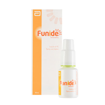 Funide Terbinafina 1% Abbott Frasco x 30 ml  